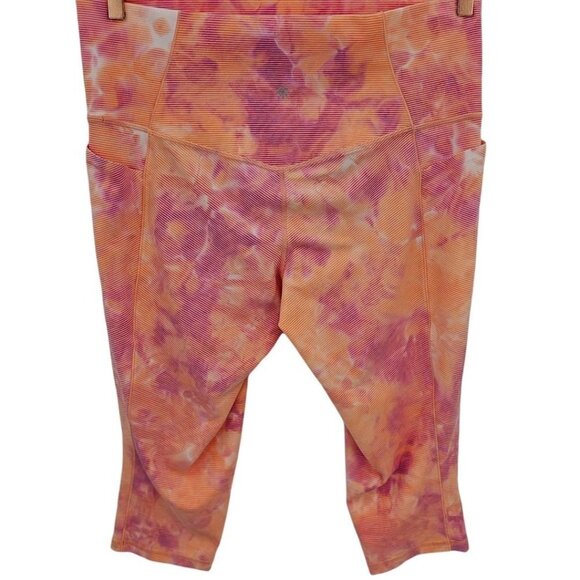 Athleta Womens Plus Size 2X Salutation Stash Pocket 2 Capri - Picture 4 of 11